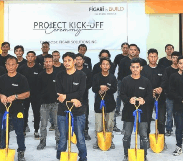 Figari Construction Team during a project kick off