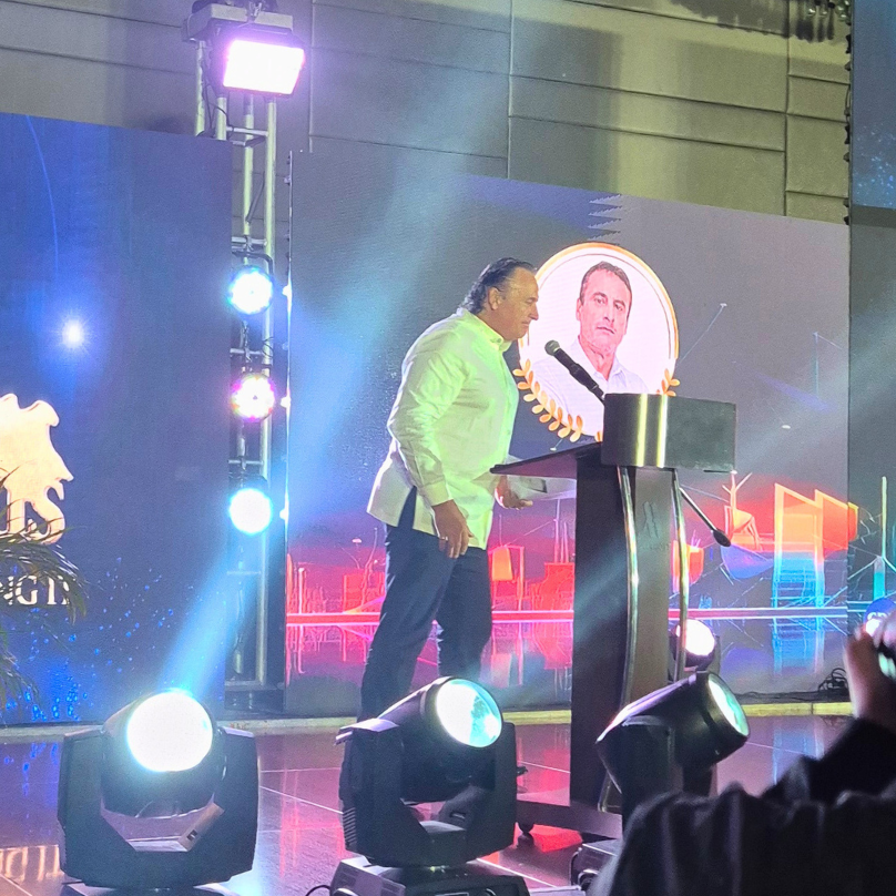 Figari Chairman Darcy Lalonde speaking on stage at the Asia CEO Media Launch
