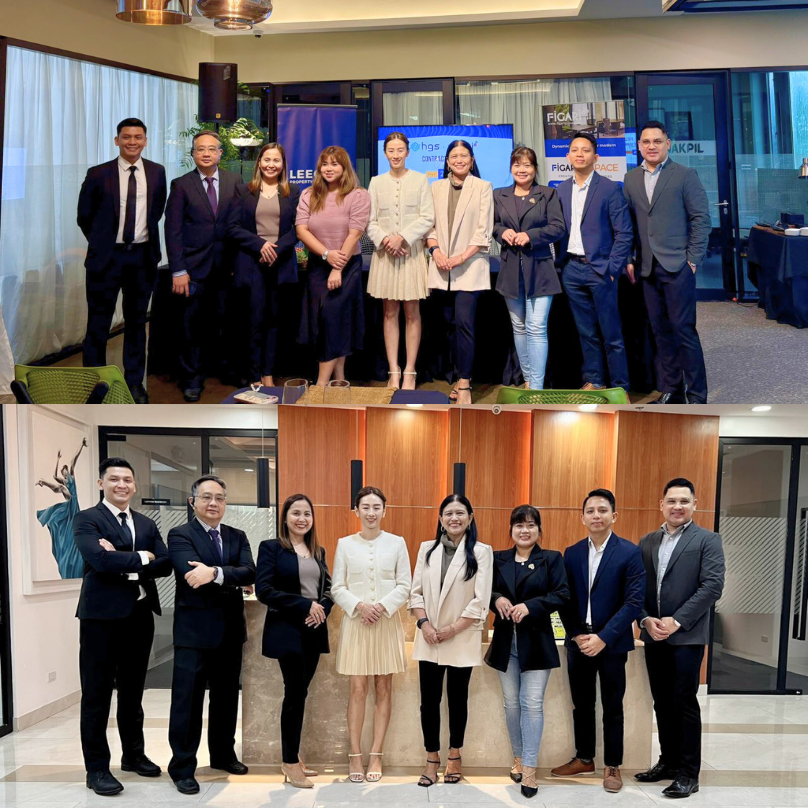Figari team attending the contract signing event with HGS